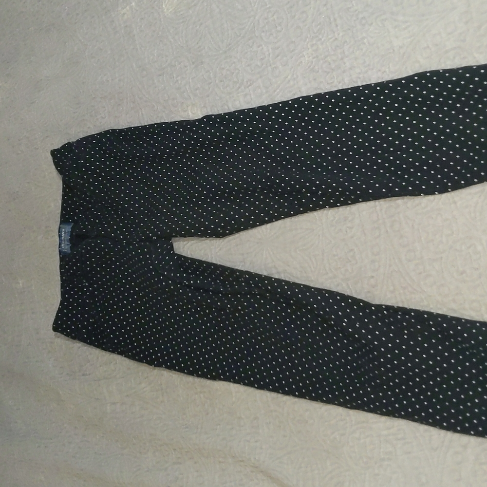 Black Dress Pants w/ Little White Dots